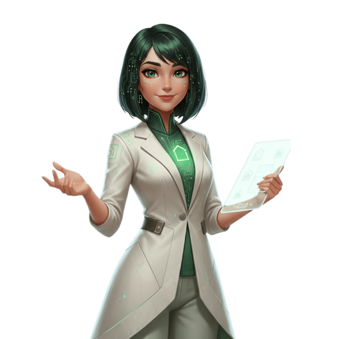 Sara — InnaThanak.LK AI Assistant illustration